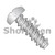 4-24X1/4 #3HD Phillips Pan High Low Screw Fully Threaded 18-8 Stainless Steel (Pack Qty 10,000) BC-0404HPP188