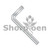 M3 Metric Hex Key Wrench Short Arm Plain (Pack Qty 100) BC-M3KHS
