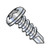 6-20X7/8 Phillips Pan Full Thread Self Drilling Screw Zinc (Pack Qty 10,000) BC-0614KPP