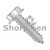 5/16-9X4 A/F.428-.437 Head Hgt.200-.230 Unslotted Indent Hex Washer Lag Screw Full Thread Zinc (Pack Qty 300) BC-316407LHW
