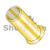 10-32-.130 Small Head Rivet Nut Steel Zinc Yellow Dichromate NON-RIBBED (Pack Qty 1,000) BC-LS-11130