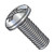 1/4-20X5/8 Combination (Phil/Slotted) Pan Head Machine Screw Fully Threaded Zinc (Pack Qty 3,000) BC-1410MCP