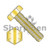 1/4-28X2 3/4 Hex Tap Bolt Grade 8 Fully Threaded Zinc Yellow (Pack Qty 750) BC-1544BHT8
