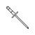 3/16X.500-.781 Low Profile Multi Grip Rivet Zinc (Pack Qty 3,000) BC-L-0631Y