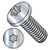 M5-0.8X12 ISO 7045 Metric Six Lobe Drive Pan Machine Screw Class 4.8 Full Thread Zinc RoHS (Pack Qty 1,500) BC-MI5127045T