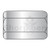 1-8X2 1/2 Hex Rod Coupling Nut 1 1/4 inch Across Flats 18 8 Stainless Steel (Pack Qty 20) BC-1004020NCUP1