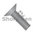 8-32X3/8 Phillips Flat 100 Degree Machine Screw Fully Threaded 18 8 Stainless Steel Black (Pack Qty 3,000) BC-0806MP1188B
