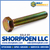 5/16-18X2 Hex Tap Bolt Grade 8 Fully Threaded Zinc Yellow (Pack Qty 800) BC-3132BHT8