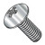 6-32X1 Phillips Truss Machine Screw Fully Threaded Full Contour 18-8 Stainless Steel (Pack Qty 5,000) BC-0616MPT188