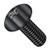 8-32X5/8 Phillips Full contour Truss Machine Screw Fully Threaded 18 8 S/S  Blk Oxide (Pack Qty 4,000) BC-0810MPT188B
