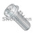 6-32X3/16 Phillips Indented Hex Washer Machine Screw Fully Threaded Zinc (Pack Qty 10,000) BC-0603MPW