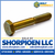 3/4-10X6 MS90725 Military Hex Head Cap Screw Coarse Thread Cadmium Yellow Grade 5 DFAR (Pack Qty 40) BC-MS90725-201