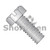 4-40X5/16 Slotted Indented Hex Head Machine Screw Fully Threaded 18-8 Stainless Steel (Pack Qty 5,000) BC-0405MSH188