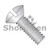 6-32X1/4 Slotted Oval Machine Screw Fully Threaded 18-8 Stainless Steel (Pack Qty 5,000) BC-0604MSO188