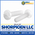 6-32X7/8 Slotted Pan Machine Screw Fully Threaded Nylon (Pack Qty 2,500) BC-0614MSPN