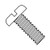 6-32X1 1/8 Slotted Pan Machine Screw Fully Threaded Nylon (Pack Qty 2,500) BC-0618MSPN