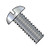 4-40X2 1/2 Slotted Round Machine Screw Fully Threaded Zinc (Pack Qty 2,000) BC-0440MSR