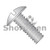 10-32X2 Slotted Truss Machine Screw Fully Threaded 18-8 Stainless Steel (Pack Qty 1,000) BC-1132MST188