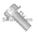 6-32X3/4 Slotted Indented Hex Washer Head Machine Screw Fully Threaded 18-8 Stainless Ste (Pack Qty 5,000) BC-0612MSW188