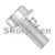 10-32X5/16 Unslotted Indented Hex Washer Head Machine Screw Fully Threaded Zinc (Pack Qty 8,000) BC-1105MW