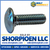 3/8-16X1 Carriage Bolt Short Neck Full Thread Zinc (Pack Qty 1,000) BC-3716CSN