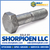 7/8-9X2 Heavy Hex Structural Bolts A 325 1 Hot Dipped Galvanized Made in North America (Pack Qty 50) BC-8732A325-1G