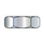 8-32X11/32X1/8 Coarse Thread Standard Pattern Hex Machine Screw Nut Zinc (Pack Qty 10,000) BC-08NH