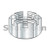 1 1/4-12 Slotted Hex Nut Zinc (Pack Qty 40) BC-126NHS