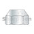 1/2-20X5/8 Wheel Nut Right Hand Fine Thread Zinc (Pack Qty 300) BC-5110NHW