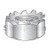 3/8-16 K Lock Nut 18-8 Stainless Steel Nut, 420 Stainless Steel Washer (Pack Qty 500) BC-37NK188