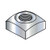 5/8-11 Regular Square Nut Zinc (Pack Qty 200) BC-62NQR