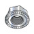 8-32 Serrated Flange Hex Lock Nuts Case Hardened HR15N 78/90 Zinc (Pack Qty 5,000) BC-08NR