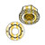 1/4-20 Serrated Flange Hex Lock Nuts Grade 8 Zinc Yellow (Pack Qty 2,000) BC-14NR8