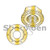 5/8-11 Serrated Flange Hex Lock Nuts Grade 8 Zinc Yellow (Pack Qty 150) BC-62NR8