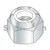1 1/2-6  NE Nylon Insert Hex Lock Nut Zinc (Pack Qty 8) BC-150NS