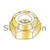 1-14 NTE Thin Pattern Nylon Insert Hex Lock Nut Fine Thread Zinc Yellow (Pack Qty 50) BC-101NSTY