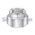8-32 Flex Type Hex Lock Nut Full Height Light Cadmium and Wax (Pack Qty 1,000) BC-08NXL