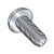 5-40X1/4 Phillips Pan Thread Rolling Screws Thread Rolling Screw Fully Thread Zinc & Wax (Pack Qty 10,000) BC-0504RPP