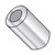 10X11/16 Three Eighths Round Spacer Aluminum (Pack Qty 1,000) BC-371110RSA