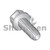 10-32X1/2 Unslotted Ind Hex Wash Thread Rolling Screws Full Thread 18-8 Stainless Passivate Wax (Pack Qty 3,000) BC-1108RW188