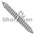 1/4X2 Dowel Screw Zinc Partially Threaded (Pack Qty 1,500) BC-1432SD