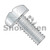 4-40X3/8 Phillips Pan Split Lock Washer Sems Fully Threaded Zinc (Pack Qty 10,000) BC-0406SPP