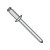 1/8X.25-.31 Stainless Steel Rivet With Steel Mandrel (Pack Qty 10,000) BC-SSDS45