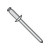 3/16X.18-.25 Stainless Steel Rivet With Stainless Steel Mandrel (Pack Qty 500) BC-SSDSS64