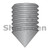 10-24X1/4 Coarse Thread Socket Set Screw Cone Point Plain (Pack Qty 100) BC-1004SSN