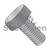 10-32X3/8 Knurled Thumb Screw Full Thread Aluminum (Pack Qty 100) BC-1106TKAL