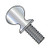 3/8-16X3 1/4 Thumb Screw With Shoulder Full Thread Zinc (Pack Qty 200) BC-3752TS
