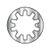 5/16 Internal Tooth Lock Washer Zinc (Pack Qty 9,000) BC-31WI