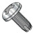 6-32X3/8 Phillips Pan Thread Cutting Screw Type 1 Full Thread 18 8 Stainless Steel (Pack Qty 5,000) BC-06061PP188