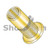 10-32-.130 Flat Head Ribbed Threaded Insert Rivet Nut Steel Zinc Yellow Dichromate (Pack Qty 1,000) BC-XS-11130S